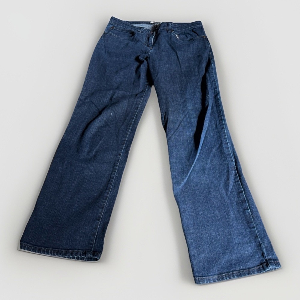Eileen Fisher Petite Bootcut Jeans‎ Dark Wash Stretch 29x28